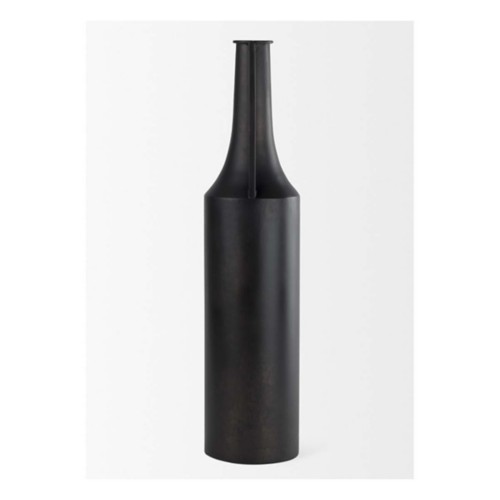 Mercana Aubrey Black Iron Flower Vase - Primary Image
