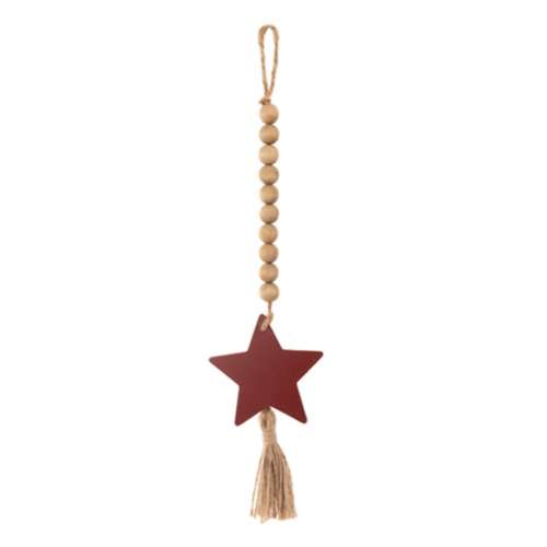 Midwest-CBK Star Ornament with Beaded Hanger (Color May Vary)