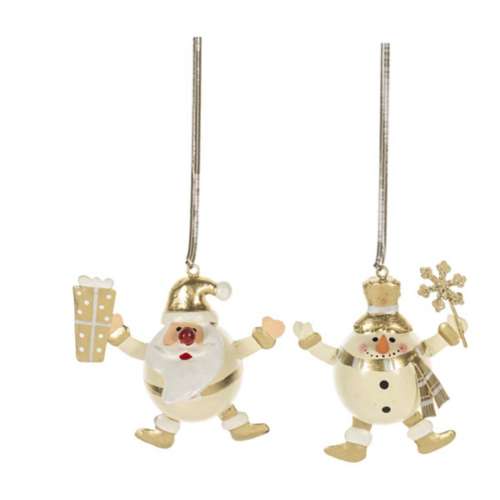 Midwest-CBK Santa & Snowman ASSORTED Ornament