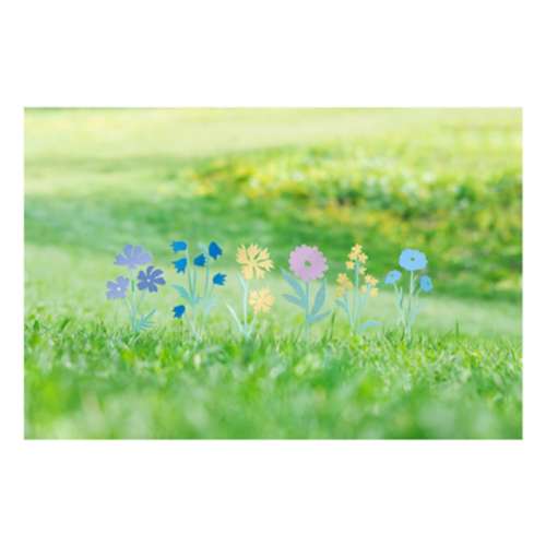 Midwest-CBK Colorful Laser Cut Wildflower Plant Pick (Style May Vary)
