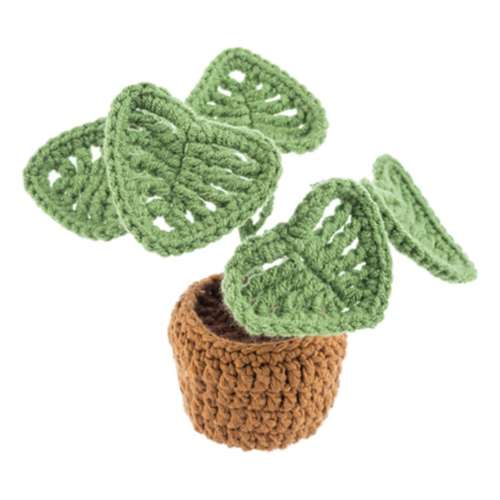 Midwest-CBK Crochet House Plant Brown Pot (Style May Vary)