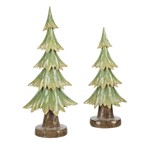 Midwest-CBK Carved Green Tree (Sold Individually) - Thumbnail 4 of 6