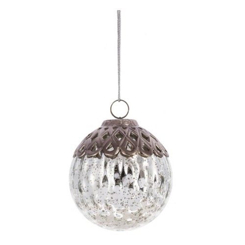 Midwest-CBK Mini Faceted Kugel Ball Ornaments (Styles May Vary) - Primary Image