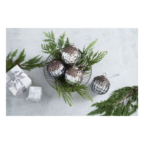 Midwest-CBK Mini Faceted Kugel Ball Ornaments (Styles May Vary) - Primary Image