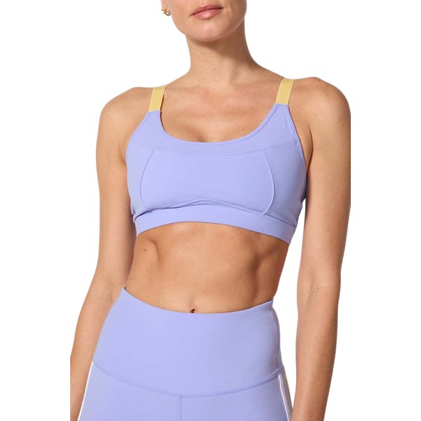 Women's MPG Sport Vital Paneled Sports Bra Large Jacaranda