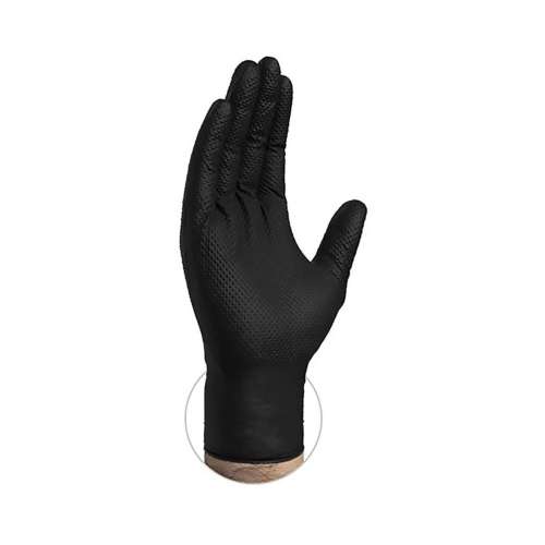 Gloveworks HD Black Nitrile 6 Mil Disposable Gloves 6 Pack