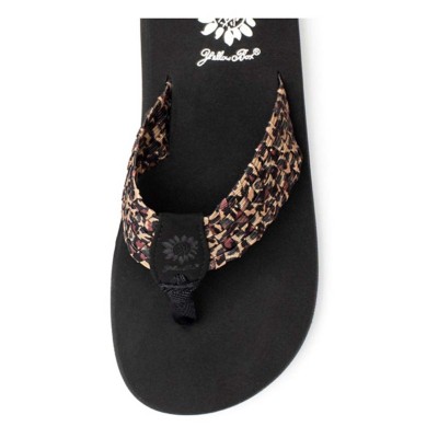 yellow box soleil flip flops