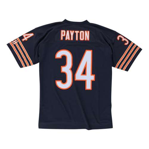 Men's Mitchell Ness Walter Payton Orange Chicago Bears