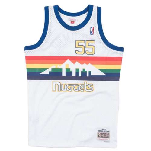 () Mitchell & Ness Denver Nuggets Mutombo #55 Reversible Jersey - NEW