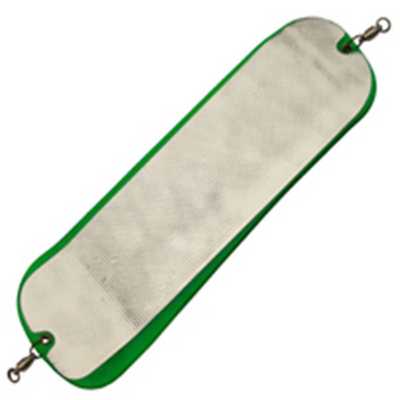 Green with Silver Embossed Tape