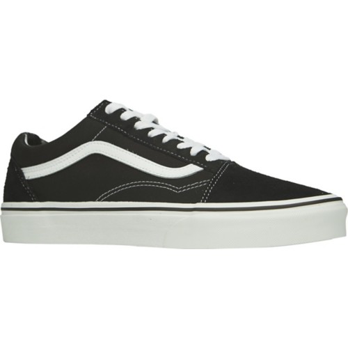 Boys Vans Old Skool Grade School Shoes Black White Size 4.5