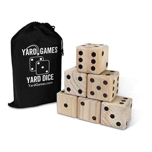 GET BUSY PLAYIN Yard Games Giant Wooden Yard Dice