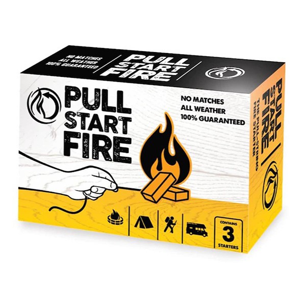 PULL START FIRE starter 3 Pack Kit