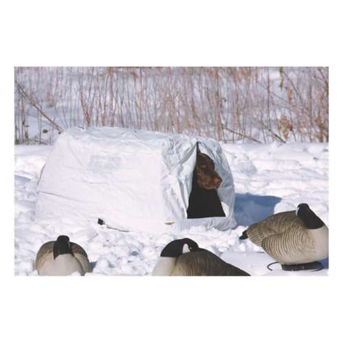 Greenhead Gear Ground Force Dog Blind Snow Cover