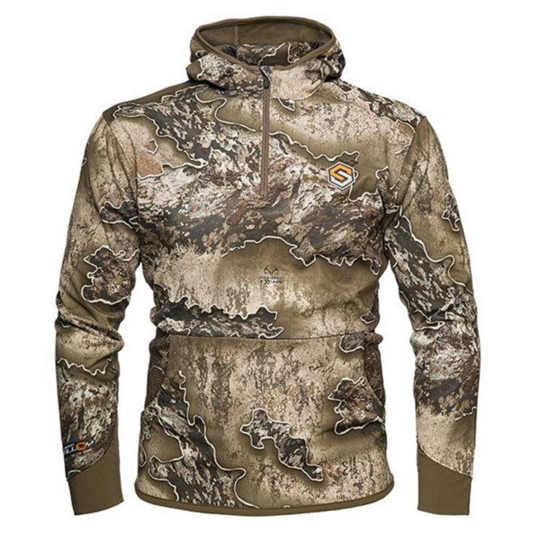 Men's ScentLok Savanna Aero Raid Technical 1/4 Zip Pullover - ScentLok