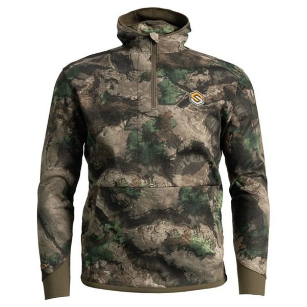 Men's ScentLok Savanna Aero Raid Technical 1/4 Zip Pullover - ScentLok