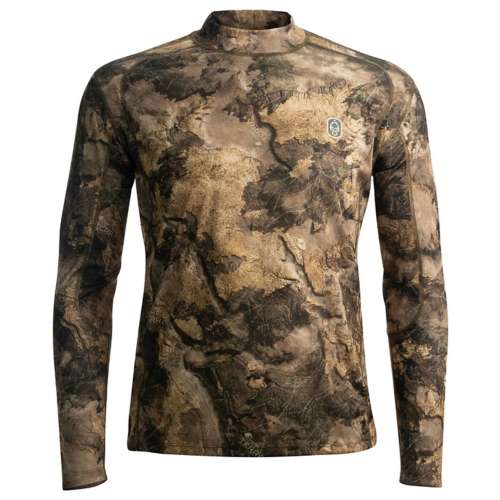 Men's Hardcore Power T Long Sleeve Mock Neck T-Shirt