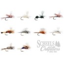 Scheels Outfitters Classic Parachute Fly Assortments 10 Pack
