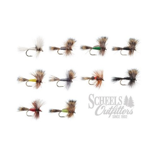 Scheels Outfitters Classic Hairwig Fly Assortments 10 Pack - Primary Image
