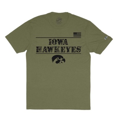 Rah-Rah Iowa Hawkeyes Triblend Military T-Shirt