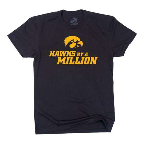 Rah-Rah Iowa Hawkeyes Hawks by a Million Stack T-Shirt