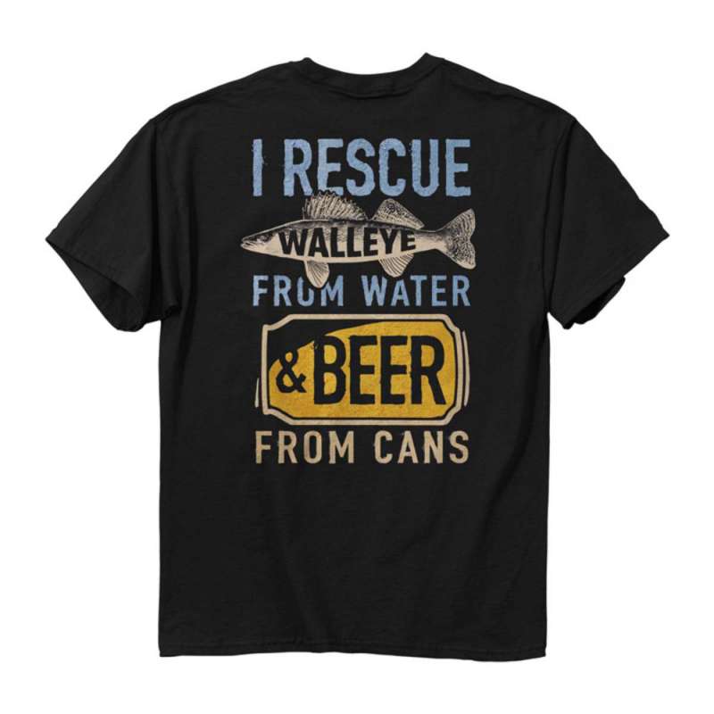 Men's Buck Wear Rescue Walleye T-Shirt
