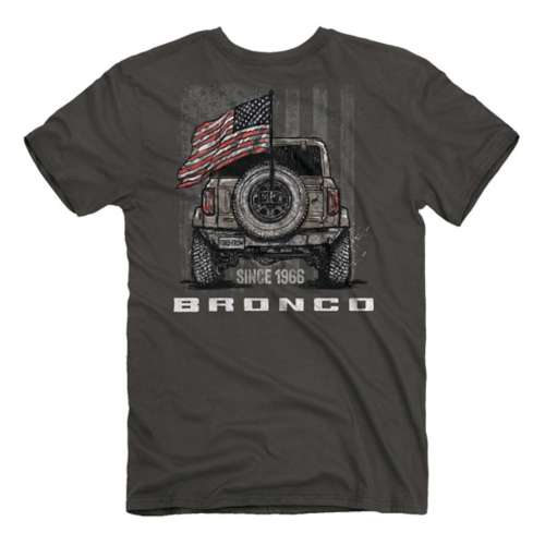 Men's Buck Wear Bronco Freedom Flag T-Shirt