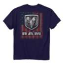 Men's Buck Wear Ram USA Flag T-Shirt