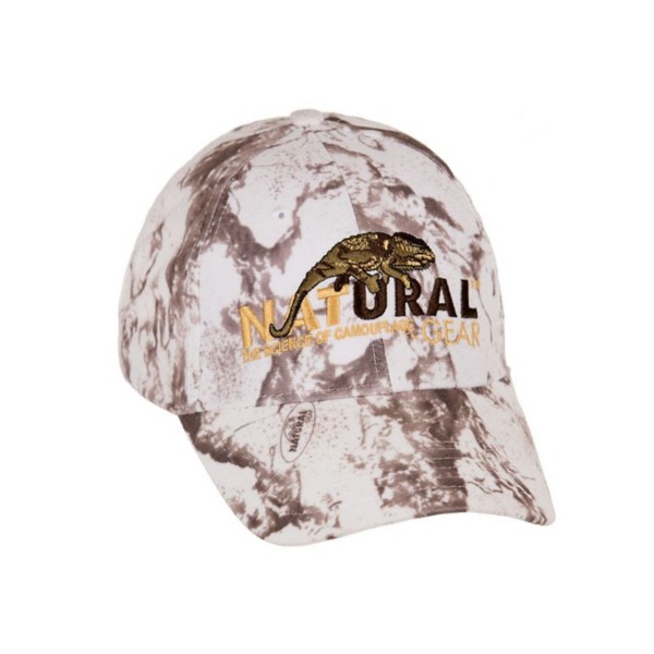 NATGEAR Men's   Camo Hunting Adjustable Hat  Snow
