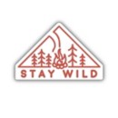 Stickers Northwest Stay Wild Fire Sticker