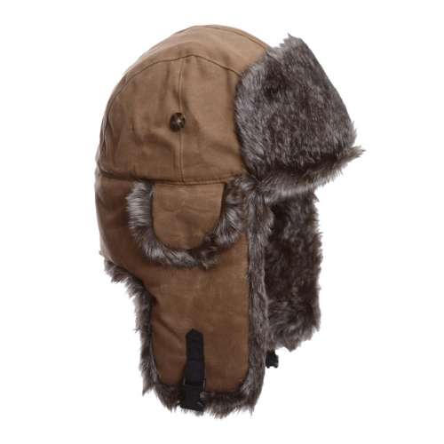 Adult Mad Bomber Waxed Faux Fur Bomber