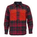 Men's Mobile Warming Flannel Heathed Heated Shell Jacket