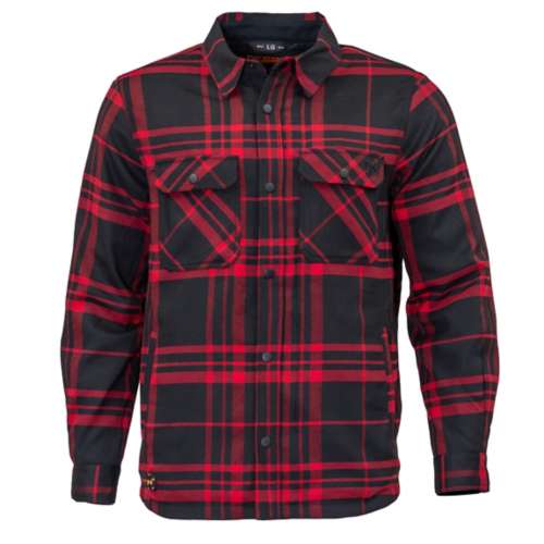 Men's Mobile Warming Flannel Heathed Heated Shell Jacket
