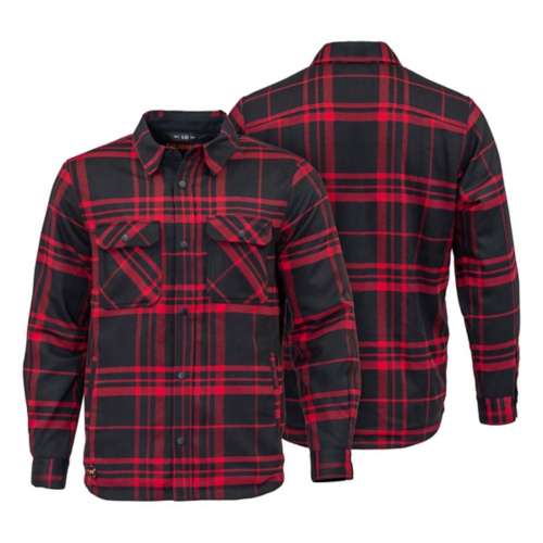 Men's Mobile Warming Flannel Heathed Heated Shell Jacket