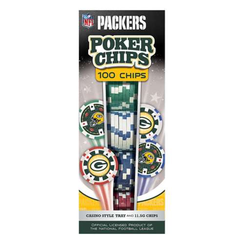 Masterpieces Puzzle Co. Green Bay Packers 100pc Poker Chip Set