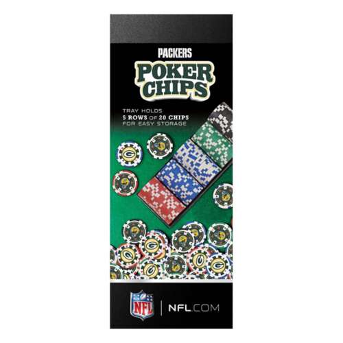 Masterpieces Puzzle Co. Green Bay Packers 100pc Poker Chip Set