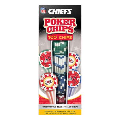Masterpieces Puzzle Co. Kansas City Chiefs 100pc Poker Chip Set