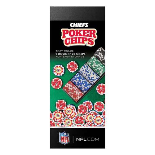 Masterpieces Puzzle Co. Kansas City Chiefs 100pc Poker Chip Set