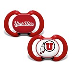 Masterpieces Puzzle Co Utah Utes Pacifier 2-Pack