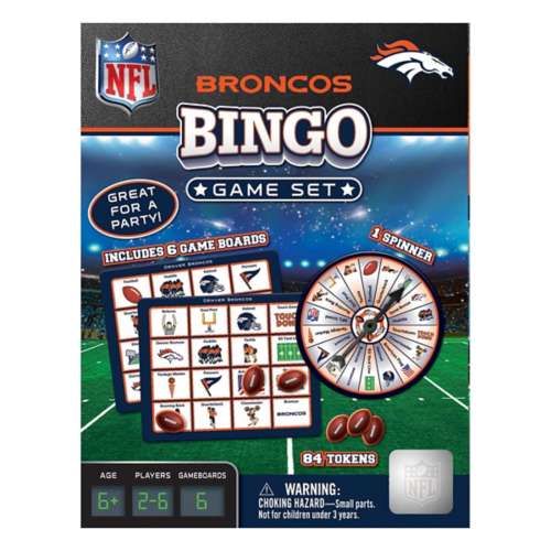 Masterpieces Puzzle Co Denver Broncos Bingo Game
