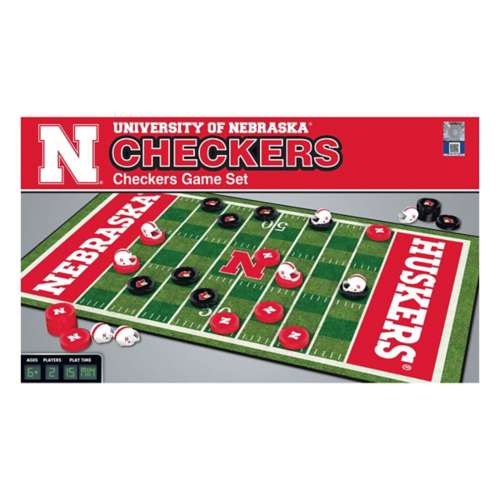 Masterpieces Puzzle Co. Nebraska Cornhuskers Checkers