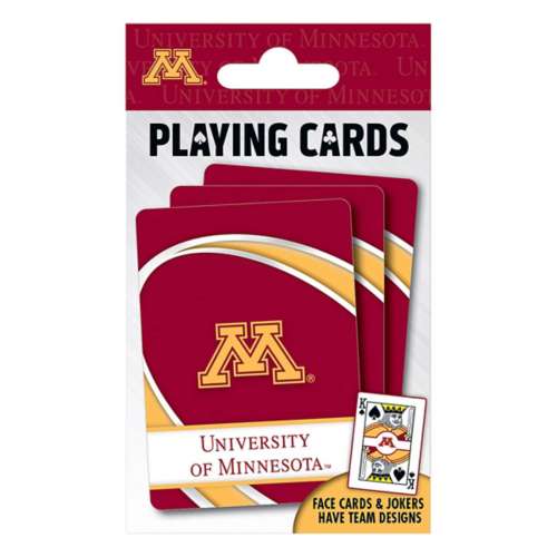 Masterpieces Puzzle Co. Minnesota Golden Gophers Playing Cards