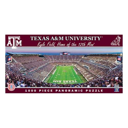 Pavers & Sand. Texas A&M Aggies 1000pc Panoramic Puzzle