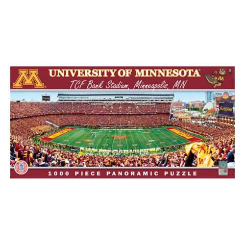 Masterpieces Puzzle Co Minnesota Golden Gophers 1000pc. Panoramic Puzzle