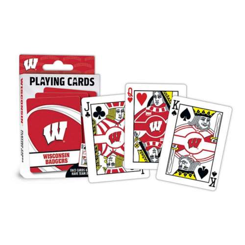 Masterpieces Puzzle Co. Wisconsin Badgers Playing Cards