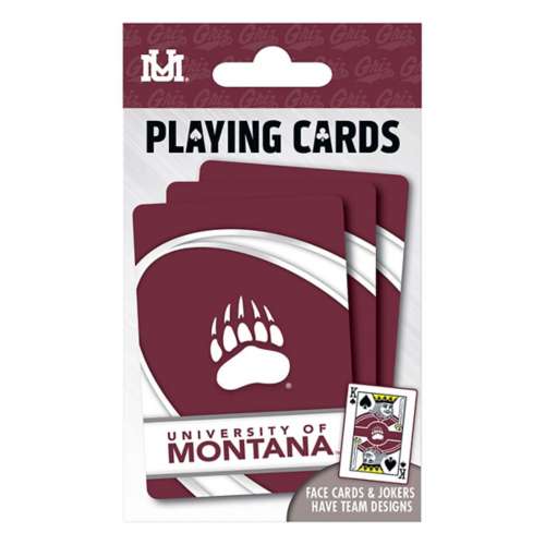 Masterpieces Puzzle Co. Montana Grizzlies Playing Cards