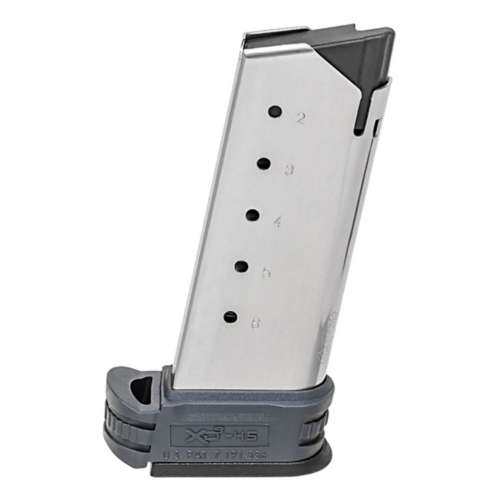 Springfield Armory XD-S Tactical Grey .45 ACP 6rd Extended Magazine