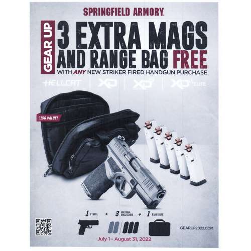 Springfield Armory Hellcat PRO OSP Sub-Compact Pistol with Gear Up Package