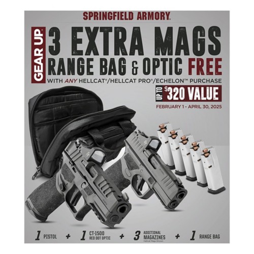 Springfield Armory Hellcat Pro OSP Gear Up 25 Package 9mm Pistol