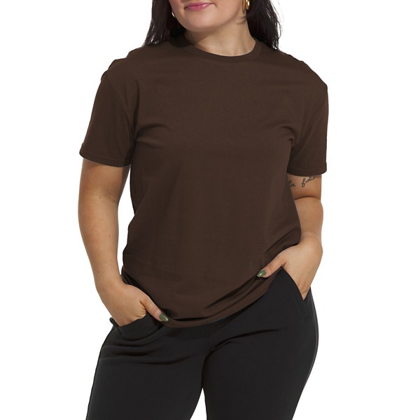 Women's Fundamental Coast Oversized Shirt T-Shirt Small Coffee